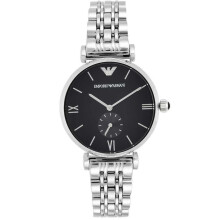 Emporio Armani AR1676 svart skive herreklokke