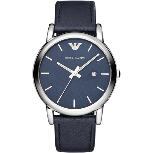 Armani Ανδρικό ρολόι Emporio Armani AR1731 με μπλε καντράν
