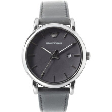 Emporio Armani AR1730 klassisk grå rustfritt stål herreklokke