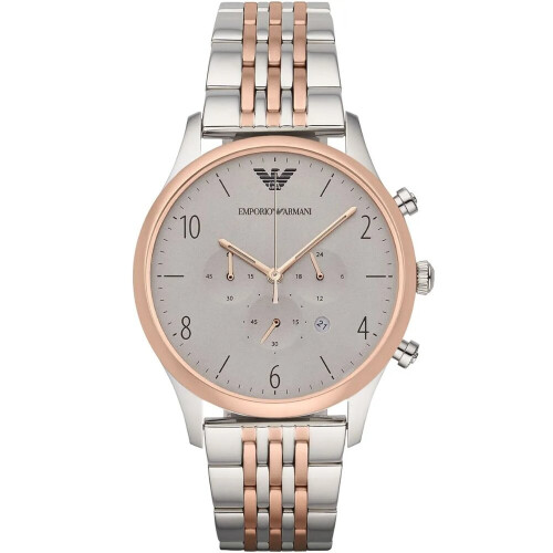 Armani Ανδρικό ρολόι Emporio Armani AR1864 Χρονογράφος δύο τόνων