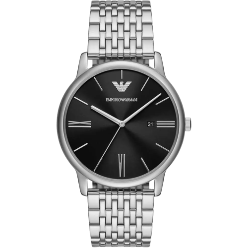 Armani Ανδρικό ρολόι Emporio Armani AR11600 Minimalist τριών χεριών με ημερομηνία