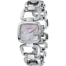 Gucci YA125502 Montre pour dames en nacre argentée