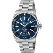 Gucci YA136311 Dive 40 mm Edelstahl-Herrenarmbanduhr