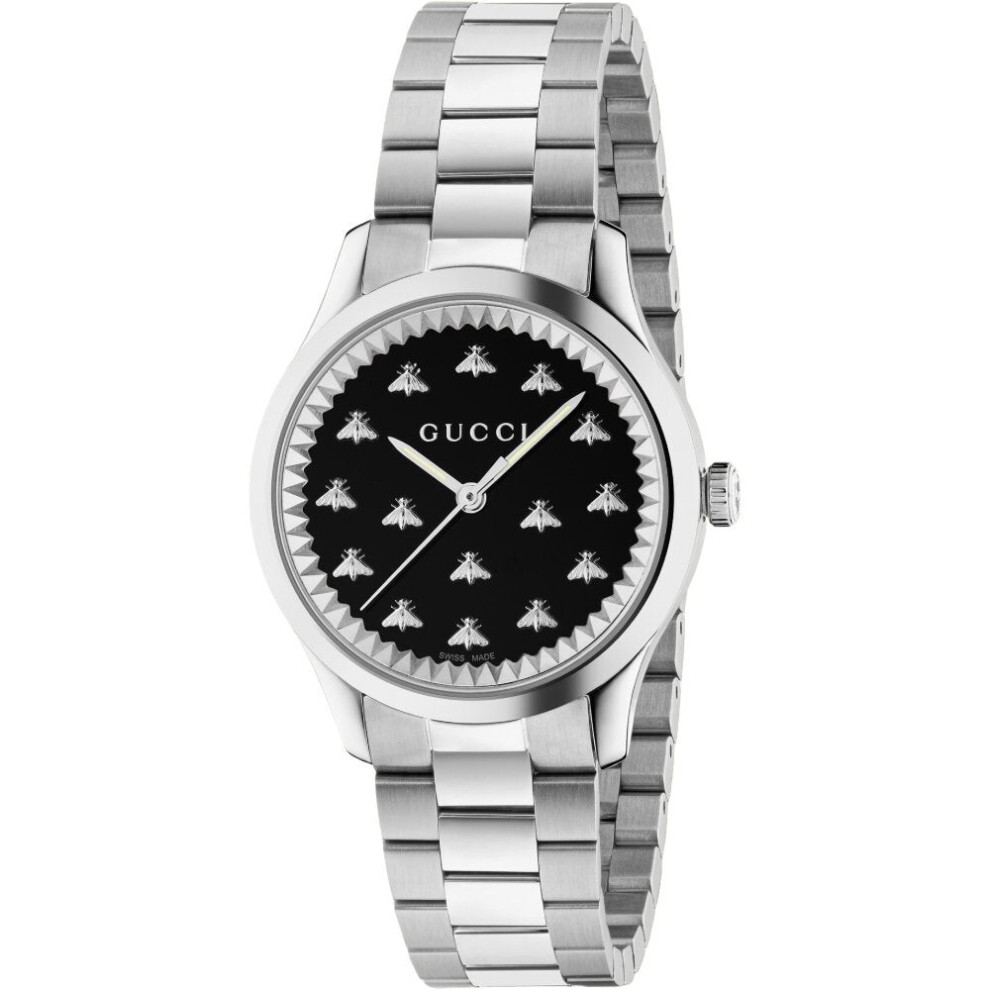 Gucci Ya1265034 G-Timeless Dial Ladies Watch Black