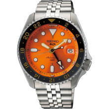 Seiko 5 Sports SSK005K1 SKX GMT Mikan Arancione Orologio automatico da uomo