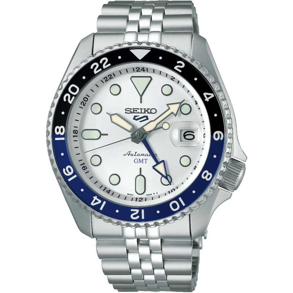 Seiko 5 Sports SSK033K1 SKX GMT White Dial Automatic Men's Watch