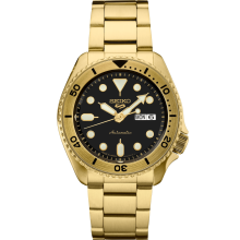 Seiko 5 Sports SRPK18 Special Creation Automatic Men's Watch - 42.5mm, Black Dial, 100M WR, Silver Steel, 4R36, ced-54958830616959