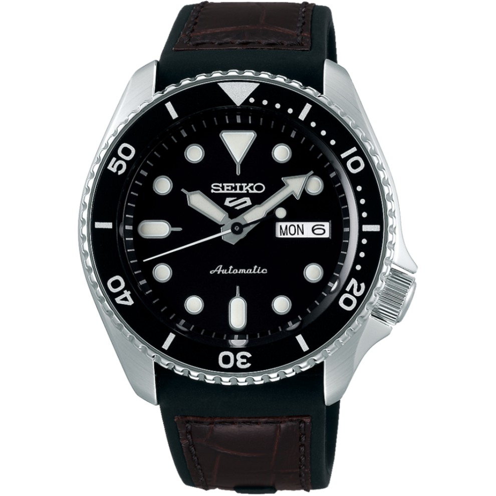 Seiko 5 Sports Srpd55k2 Black Dial Automatic Men's Watch
