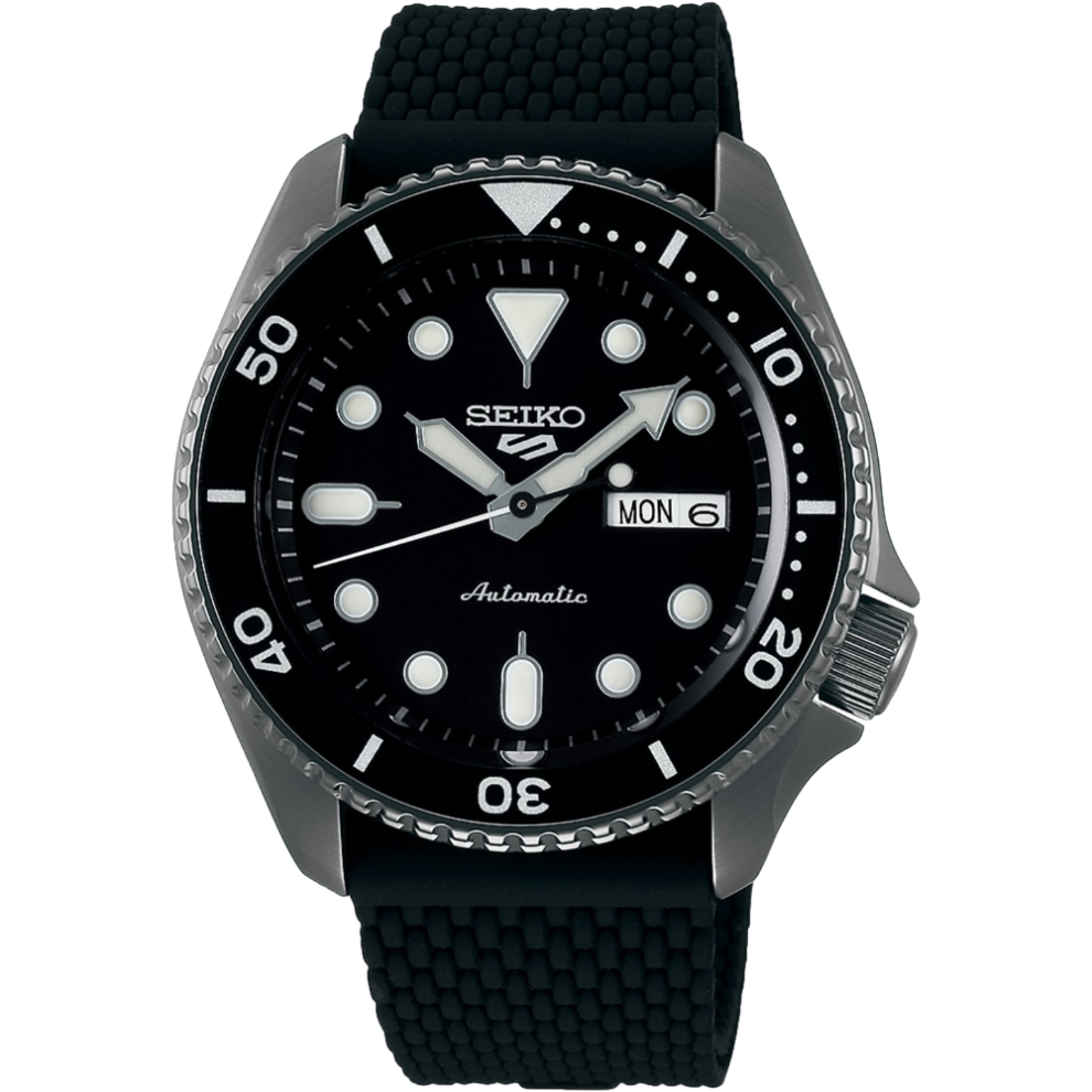 Seiko 5 Sports Srpd65k2 Black Dial Automatic Men's Watch
