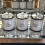 Crushed Diamond Tea Coffee Sugar CANISTERS Jars Storage White Crystal 1
