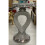 MOSAIC Silver Mirrored Side Table Modern Plant Stands Bed Pearl Sparkle Romany 1