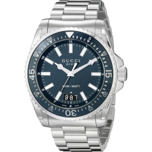 Montre Gucci YA136203 Dive Cadran bleu en acier inoxydable pour hommes