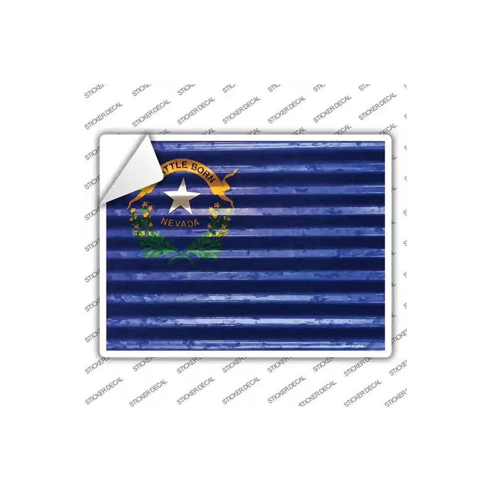 Smart Blonde P-2342S-Xl Nevada Flag Novelty Rectangle Sticker Decal - Extra Large 731997969734