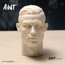 (5) Unpainted 1/6 Brad Pitt Tom Cruis Arnold Paul Walker Ronaldo Bruce Willis Head Sculpt Carving Fit Male Soldier
