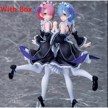 (25 cm mit Einzelhandelsverpackung) 25 cm Re:ZERO Starting Life in Another World Anime-Figur Rem & Ram Twins Actionfigur