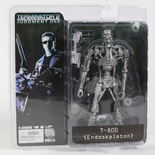 (Endoskeleton)Terminator 2: Judgment Day T-800 Arnold Schwarzenegger PVC Action Figure Collectible Model Toy 7"