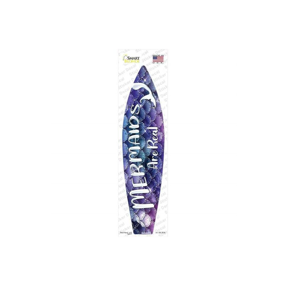 Smart Blonde Sb-203S-M Mermaids Are Real Novelty Surfboard Sticker Decal - Medium 731997972314