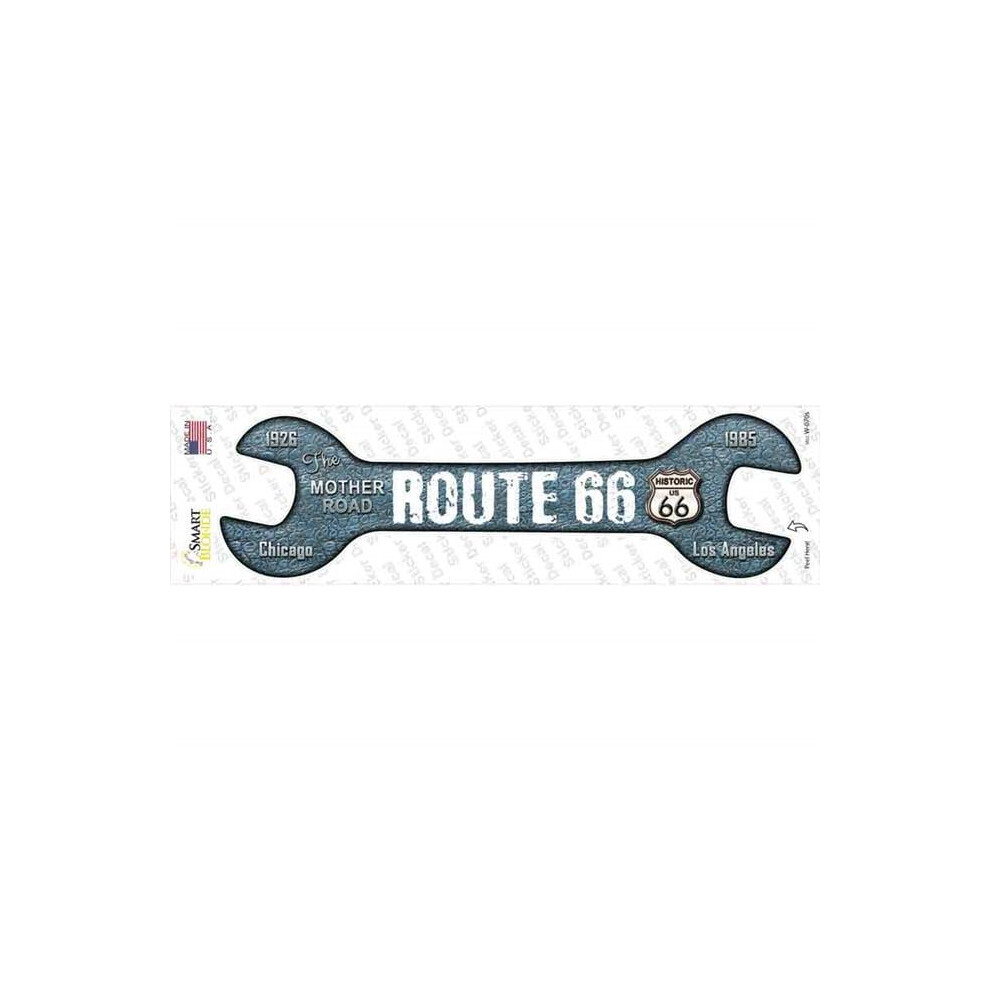 Smart Blonde W-070S-M Route 66 Novelty Wrench Sticker Decal - Medium 731997974837