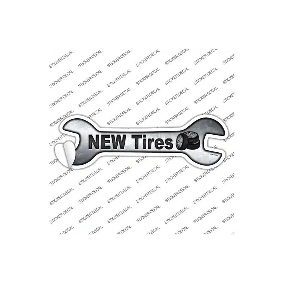 Smart Blonde W-060S-L Tires Novelty Wrench Sticker Decal - Large 731997974714