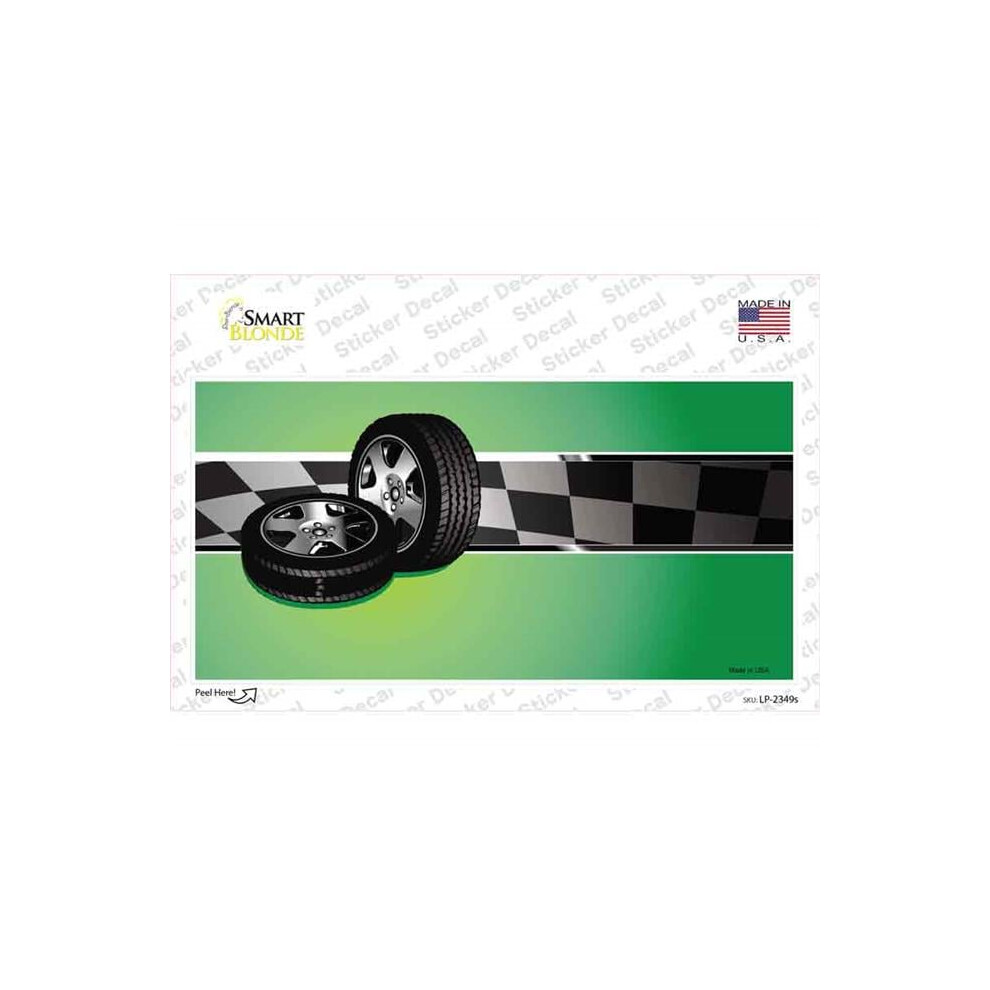 Smart Blonde P-2349S-S Ohio Flag Novelty Rectangle Sticker Decal - Small 731997979146
