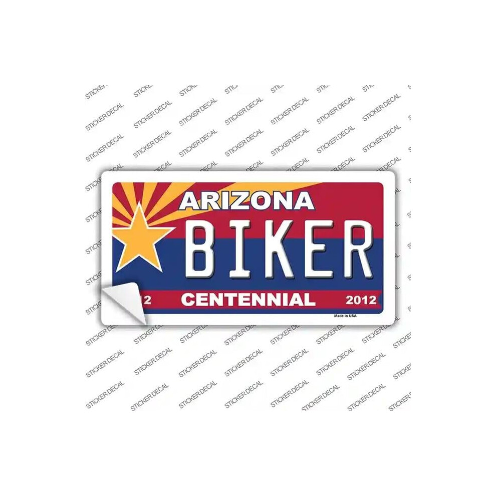 Smart Blonde Lp-6826S-L Arizona Centennial Biker Novelty Sticker Decal - Large 731997871341