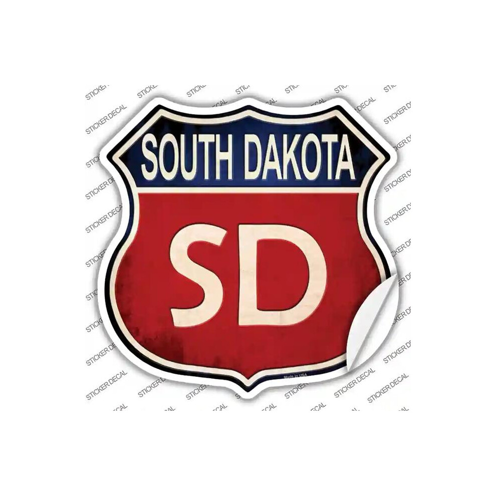 Smart Blonde Hs-536S-Xl South Dakota Novelty Highway Shield Sticker Decal - Extra Large 727897946579