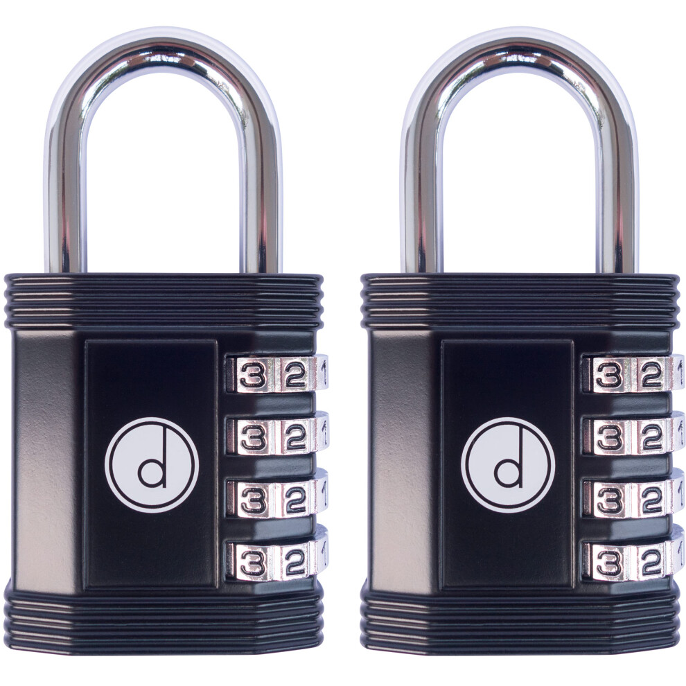 Cadenas (lot de 2) Serrure     combinaison     4 chiffres - pour casier de salle de sport, d'   cole