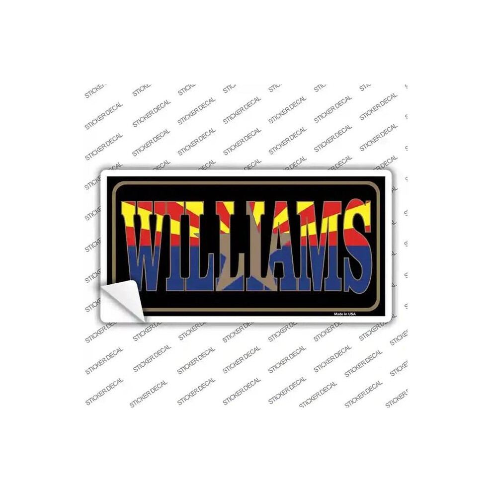 Smart Blonde Lp-1474S-Xl Williams Arizona State Flag Novelty Sticker Decal - Extra Large 731997872584