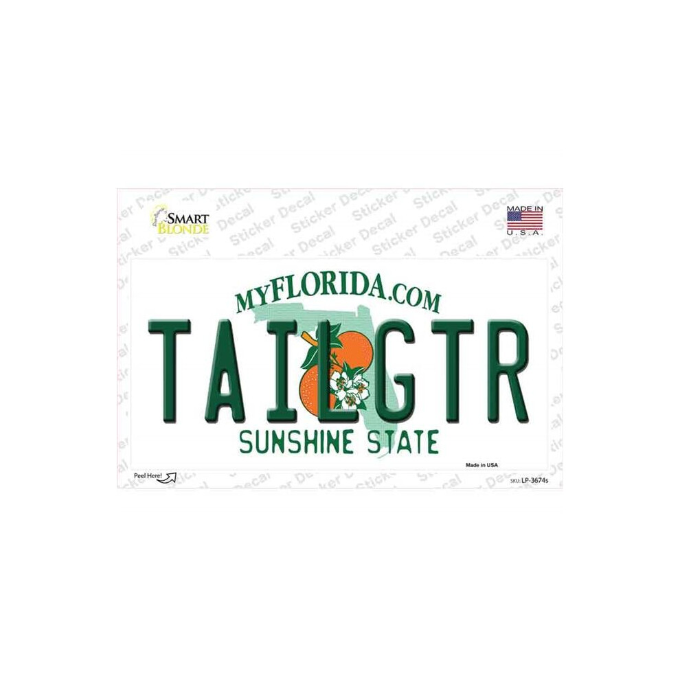 Smart Blonde Lp-3674S-M Tailgater Florida Novelty Sticker Decal - Medium 731997873093