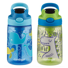 Contigo AUTOSPOUT Kids Water Bottle 2-Pack 1 Count (Pack of 1) Gummy