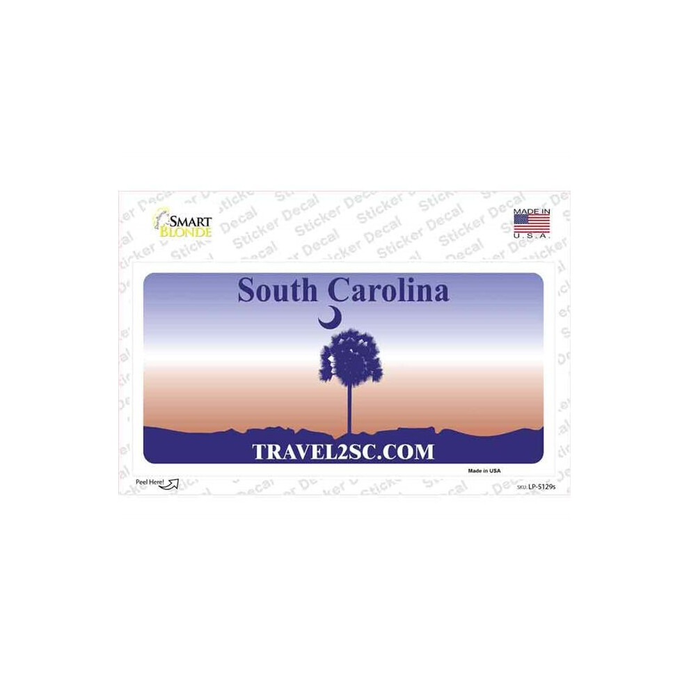 Smart Blonde Lp-5129S-M South Carolina State Novelty Sticker Decal - Medium 731997883405