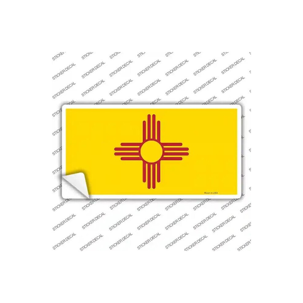 Smart Blonde Lp-526S-L Mexico State Flag Novelty Sticker Decal - Large 731997883801