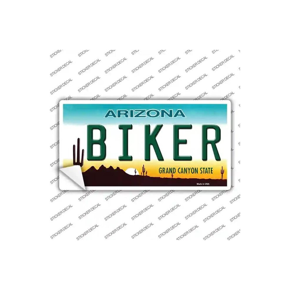 Smart Blonde Lp-6098S-Xl Arizona Biker Novelty Sticker Decal - Extra Large 731997884525