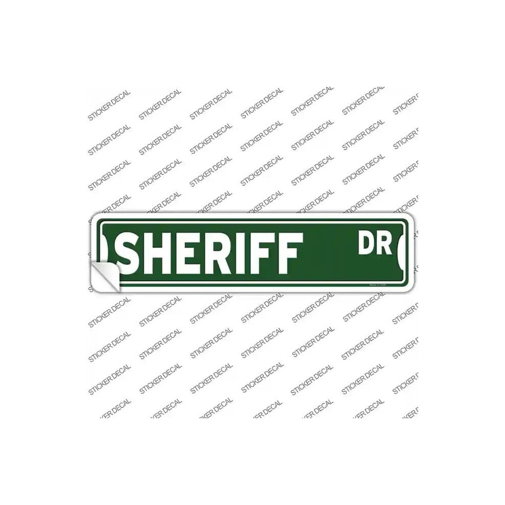 Smart Blonde K-1620S-Xl Sheriff Dr Novelty Narrow Sticker Decal - Extra Large 731997886208