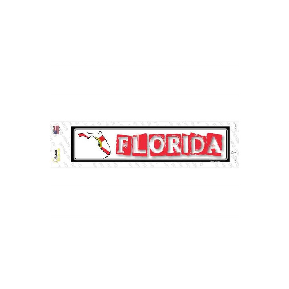 Smart Blonde K-308S-M Florida Outline Novelty Narrow Sticker Decal - Medium 731997887052