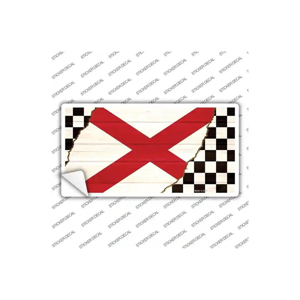 Smart Blonde Lp-13686S-Xl Alabama Racing Flag Novelty Sticker Decal - Extra Large 731997889568