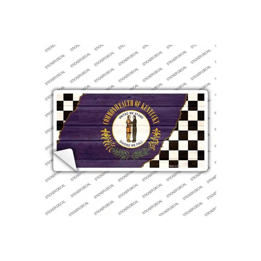 Smart Blonde Lp-13702S-Xl Kentucky Racing Flag Novelty Sticker Decal - Extra Large 731997889650
