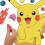 RoomMates RMK4821GM Αυτοκόλλητο Τοίχου Pikachu Γιγαντιαίο 5