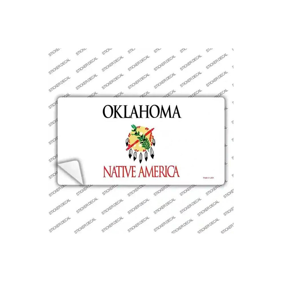 Smart Blonde Lp-2251S-L Oklahoma State Blank Novelty Sticker Decal - Large 731997890144
