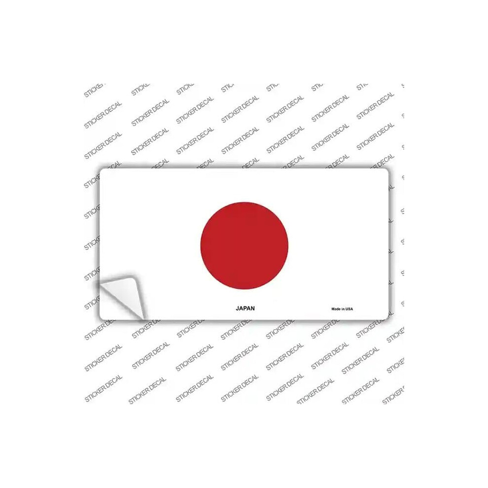 Smart Blonde Lp-4037S-L Japan Flag Novelty Sticker Decal - Large 731997892117