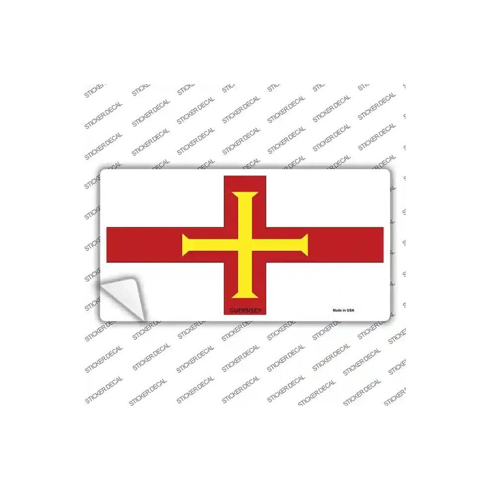 Smart Blonde Lp-4025S-Xl Guernsey Flag Novelty Sticker Decal - Extra Large 731997892032