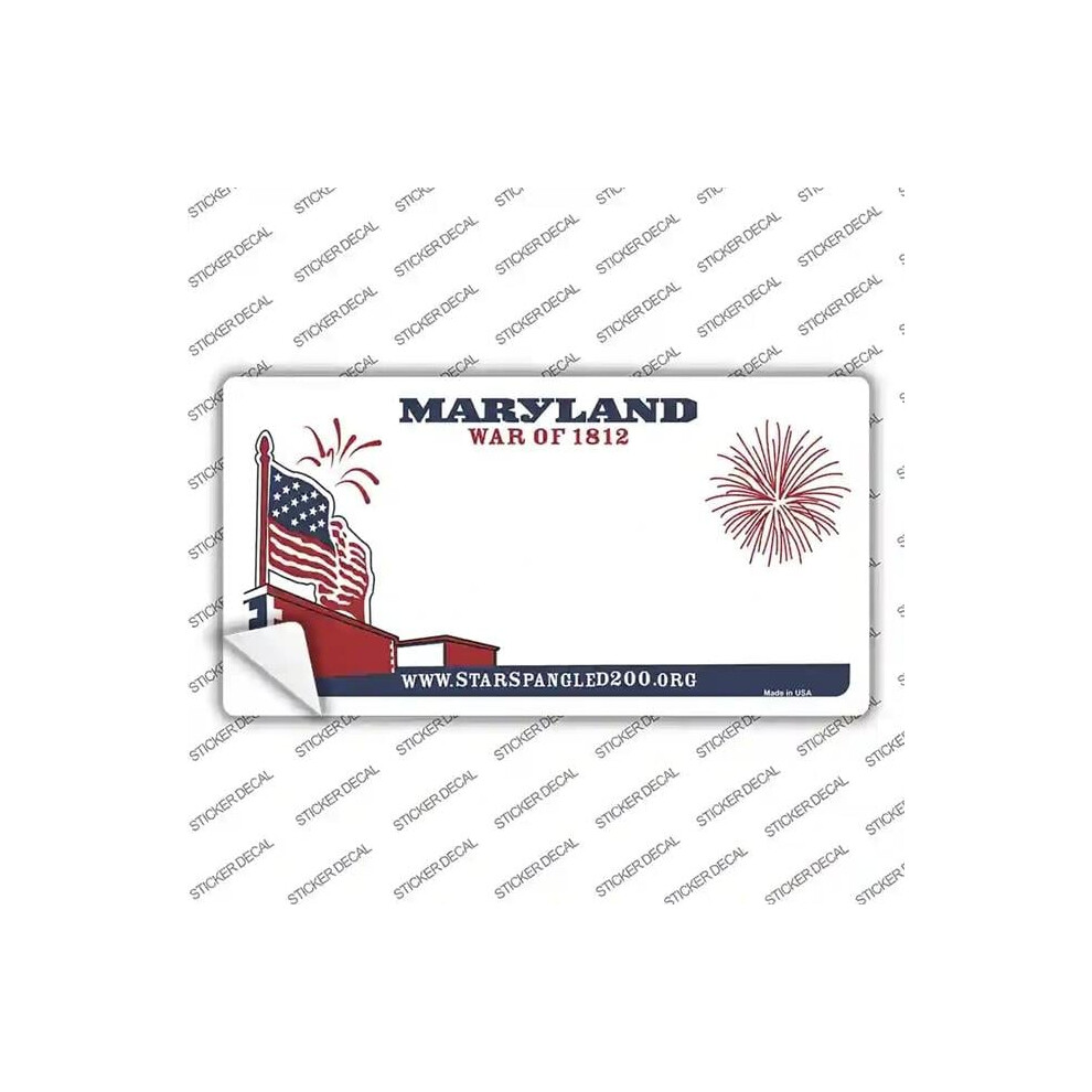 Smart Blonde Lp-4239S-S Maryland State Novelty Sticker Decal - Small 731997892902