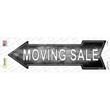 Smart Blonde A-687s-M Moving Sale Left Novelty Arrow Sticker Decal - Medium