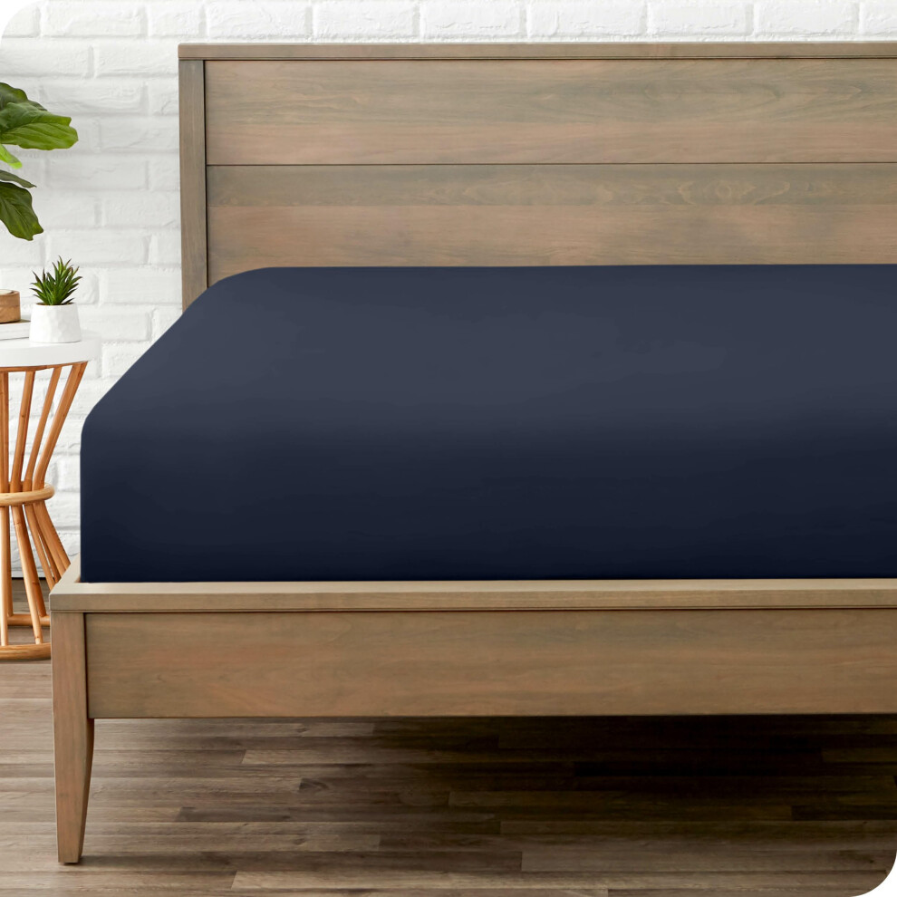Drap-housse Queen Size - Microfibre Premium 1800 - Luxe h   telier ultra-doux - Poche profonde - Durable et longue dur   e - Drap-housse Queen (Queen