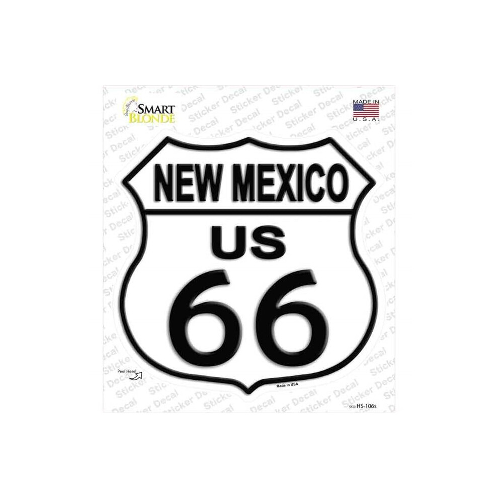 Smart Blonde Hs-106S-M Mexico Route 66 Novelty Highway Shield Sticker Decal - Medium 727897966379