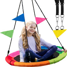 PLAYVIBE 40 hvelykes csszealjhinta gyerekeknek kltri - Tbbsznu fahinta - 440 font urtartalom - 600D Oxford vzll szvet s akasztpntok - K