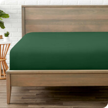 Bare Home Hoeslaken Twin XL-formaat - Premium 1800 microvezel - Ultrazachte hotelluxe - Diepe zak - Duurzaam en langdurig (Twin XL Forest Green)