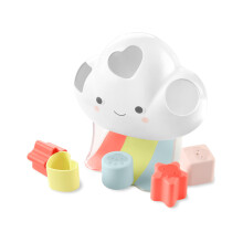 Skip Hop Shape Sorting Toy with Shapes and Feelings Shape Sorting Baby Toy Silver Lining Cloud