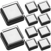HINZIC 20 STKS 3x3 cm Lege Lege Inkt Pad Geen Inkt Vingerafdruk Onge?kte Inkt Stempel Pad Mini voor Inkt Refill DIY Schilderen Scrapbooking Craft Pro