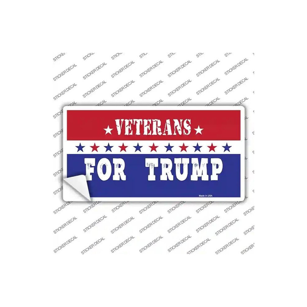 Smart Blonde Lp-12275S-Xl Veterans For Trump Novelty Sticker Decal - Extra Large 731997899529